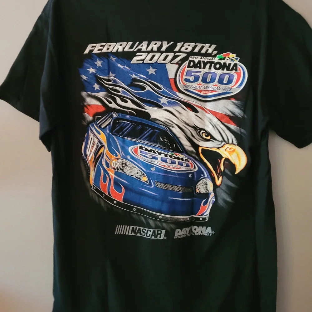 2007 NASCAR 49th DAYTONA 500 Size M T-Shirt - Picture 6 of 10